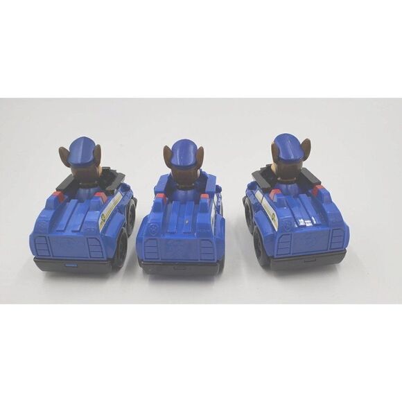 Spin Master Paw Patrol Racers Chase Figure Car Lot Of 3 - Picture 4 of 7